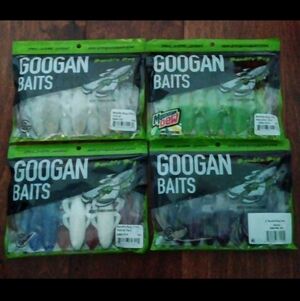 Googan Baits Bandito Bug Limited Editon Lot Of 4 Fishing Plastics NIP